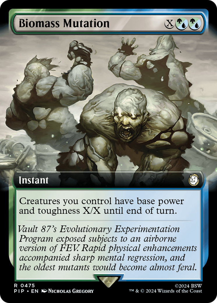 Biomass Mutation (PIP-475) - Fallout: (Extended Art) Foil - Premium MTG Single from Wizards of the Coast - Just $0.25! Shop now at Game Crave Tournament Store