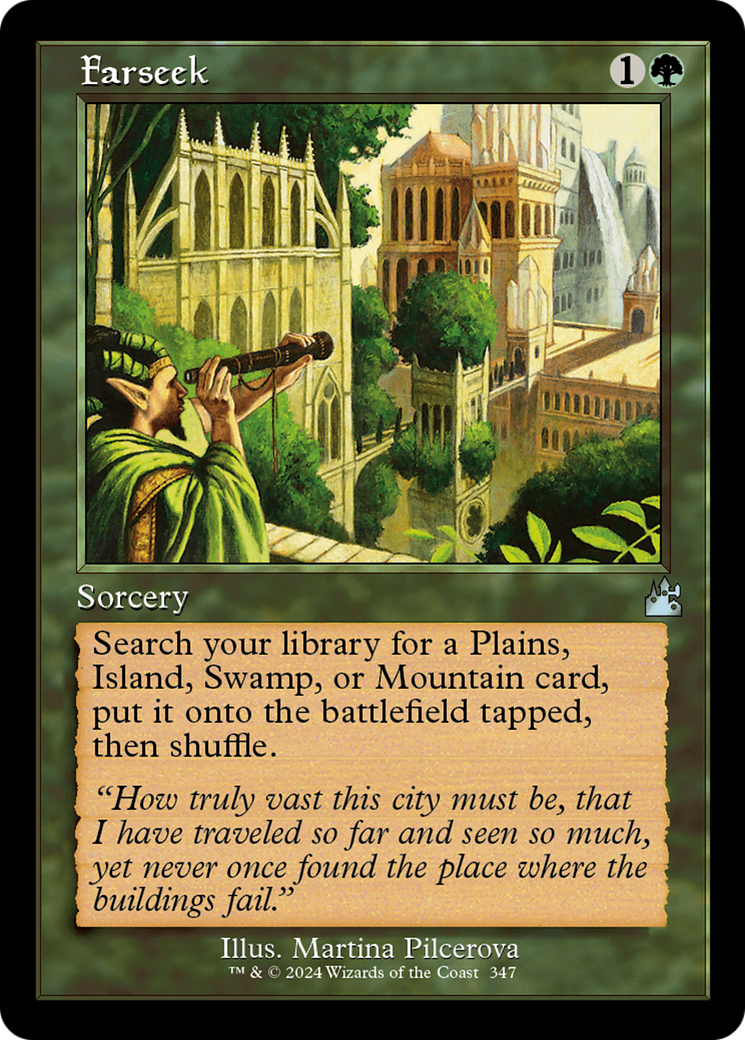 Farseek (RVR-347) - Ravnica Remastered - Premium MTG Single from Wizards of the Coast - Just $1.15! Shop now at Game Crave Tournament Store