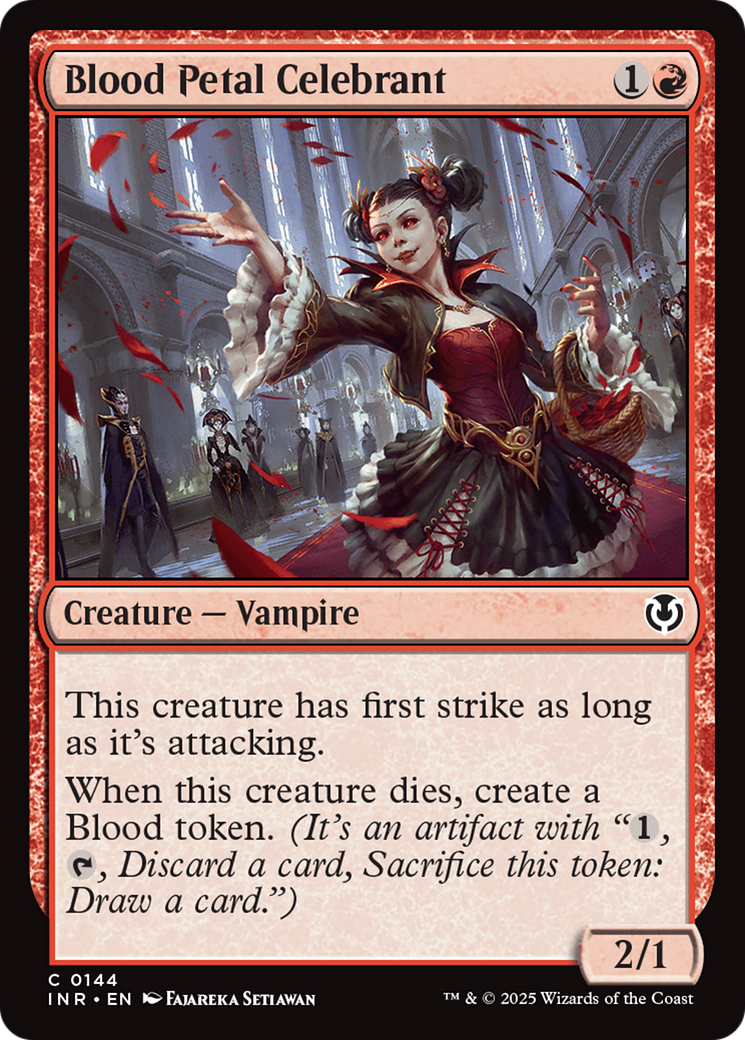 Blood Petal Celebrant (-144) - Innistrad Remastered Foil - Premium MTG Single from Wizards of the Coast - Just $0.25! Shop now at Game Crave Tournament Store