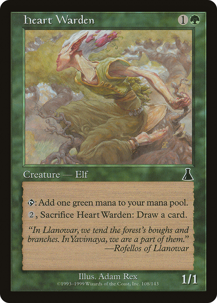 Heart Warden (UDS-108) - Urza's Destiny Foil