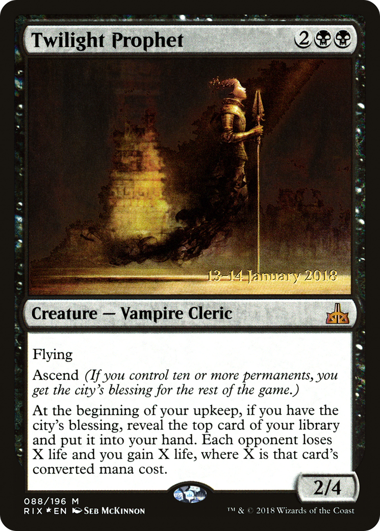 Twilight Prophet (PRIX-88S) - Rivals of Ixalan Promos Foil
