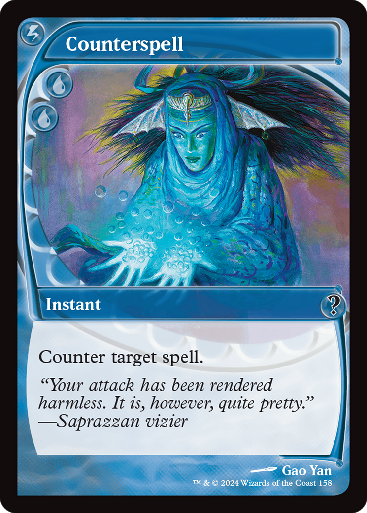 Counterspell (MB2-158) - Mystery Booster 2 - Premium MTG Single from Wizards of the Coast - Just $2.98! Shop now at Game Crave Tournament Store
