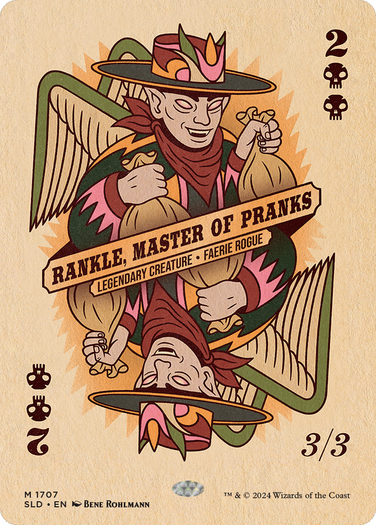 Rankle, Master of Pranks (SLD-1707) - Secret Lair Drop (Borderless) - Premium MTG Single from Wizards of the Coast - Just $2.85! Shop now at Game Crave Tournament Store
