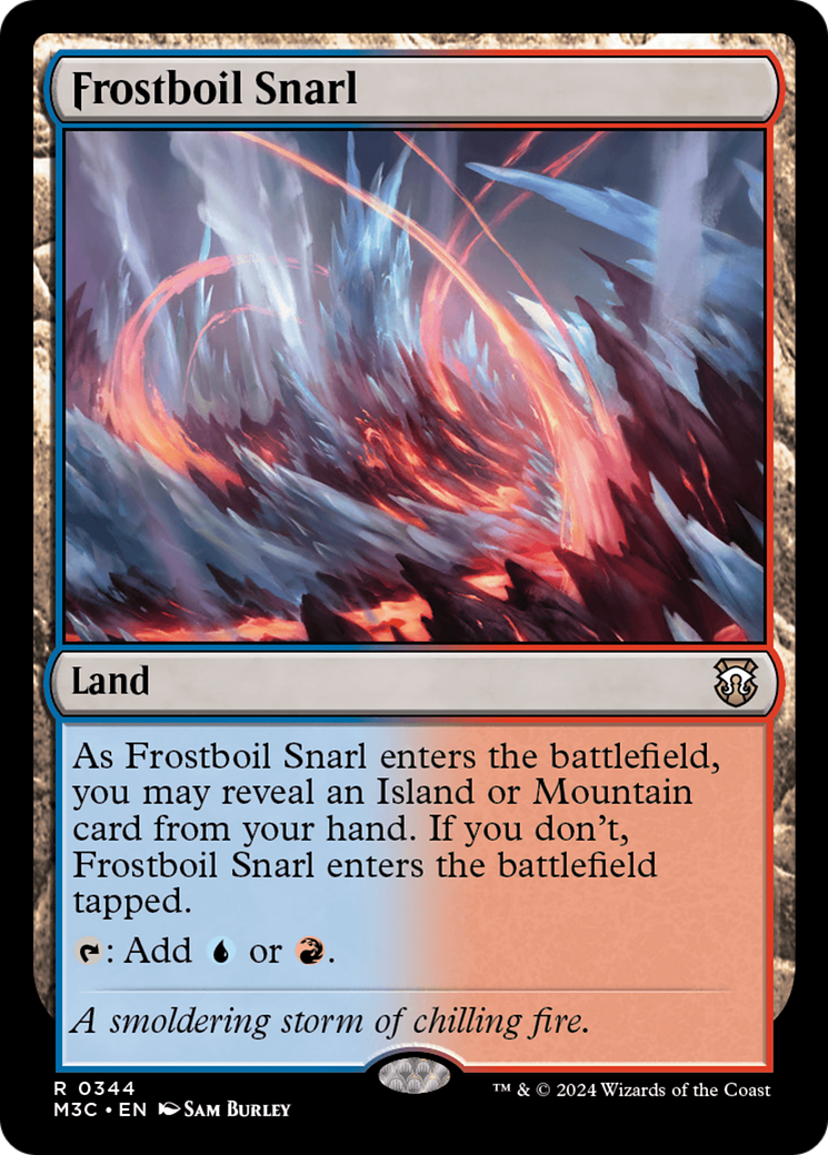 Frostboil Snarl (M3C-344) - Modern Horizons 3 Commander - Premium MTG Single from Wizards of the Coast - Just $0.25! Shop now at Game Crave Tournament Store