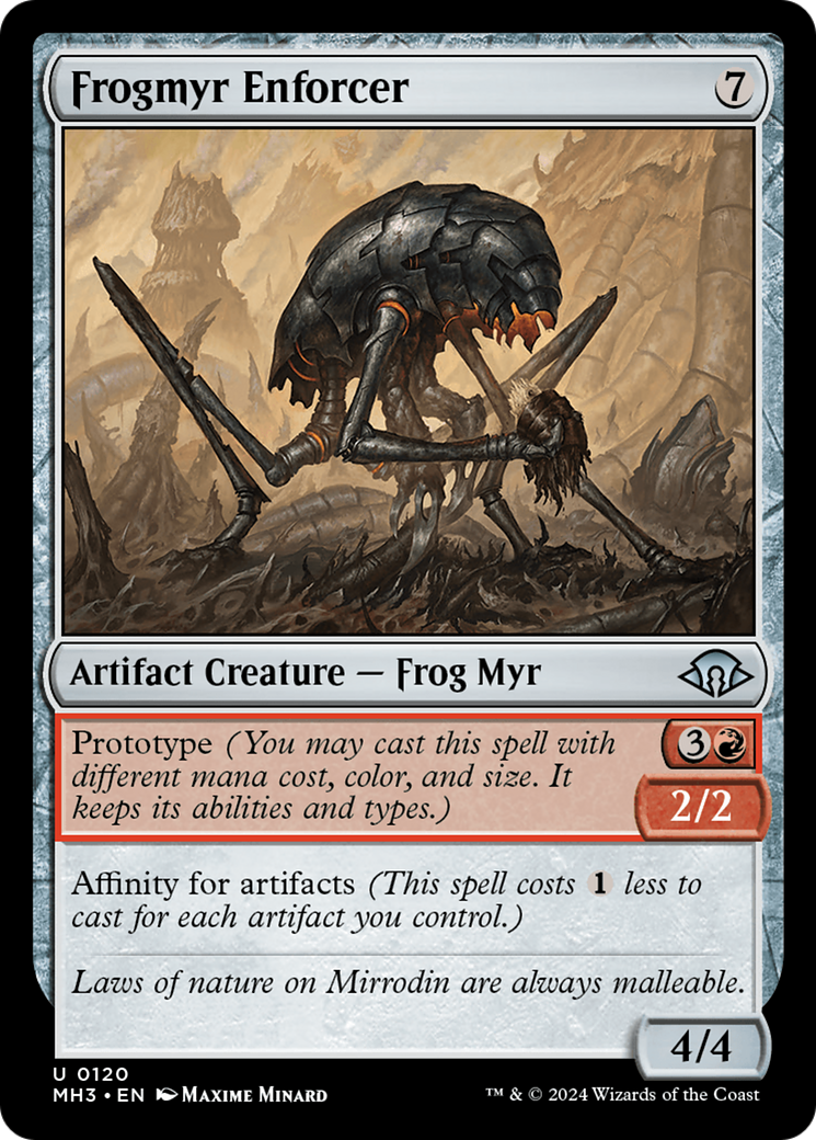 Frogmyr Enforcer (MH3-120) - Modern Horizons 3 Foil - Premium MTG Single from Wizards of the Coast - Just $0.25! Shop now at Game Crave Tournament Store