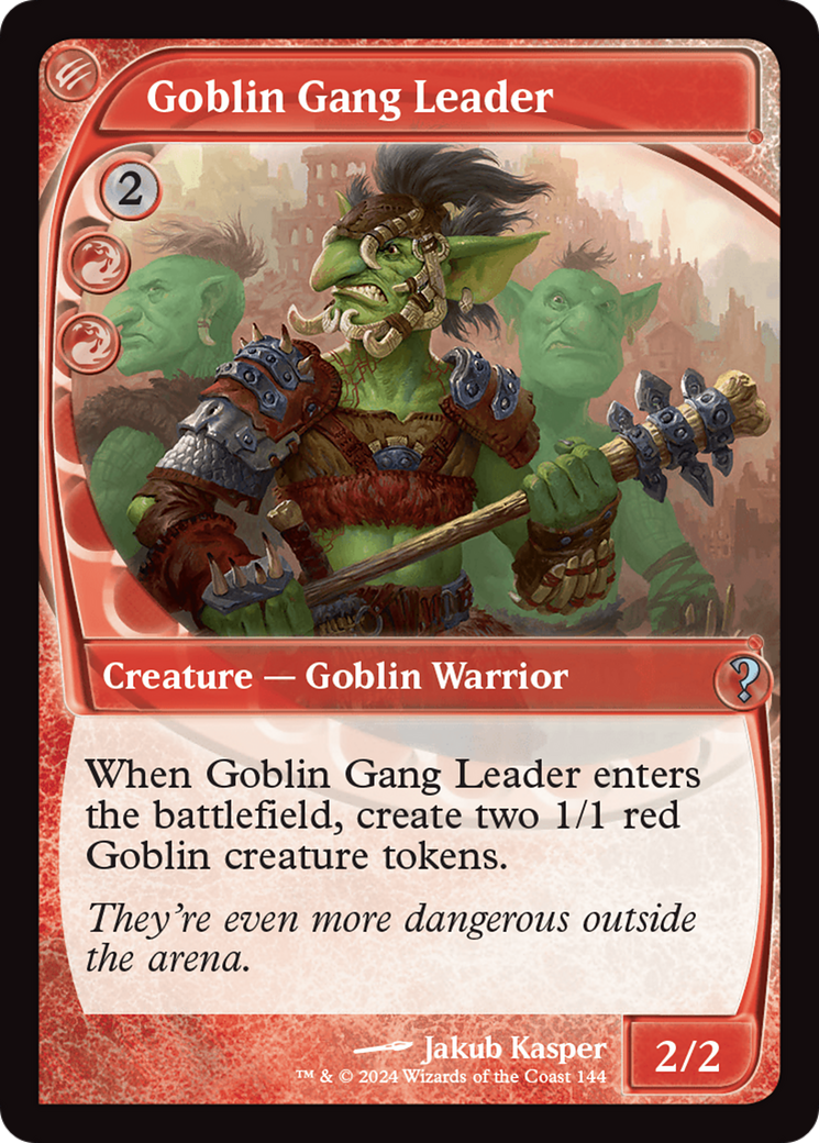 Goblin Gang Leader (MB2-144) - Mystery Booster 2 - Premium MTG Single from Wizards of the Coast - Just $0.95! Shop now at Game Crave Tournament Store