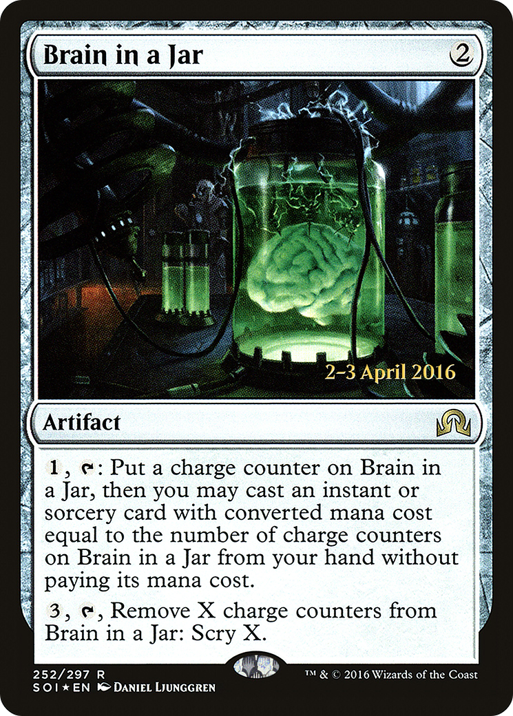 Brain in a Jar (PSOI-252S) - Shadows over Innistrad Promos Foil