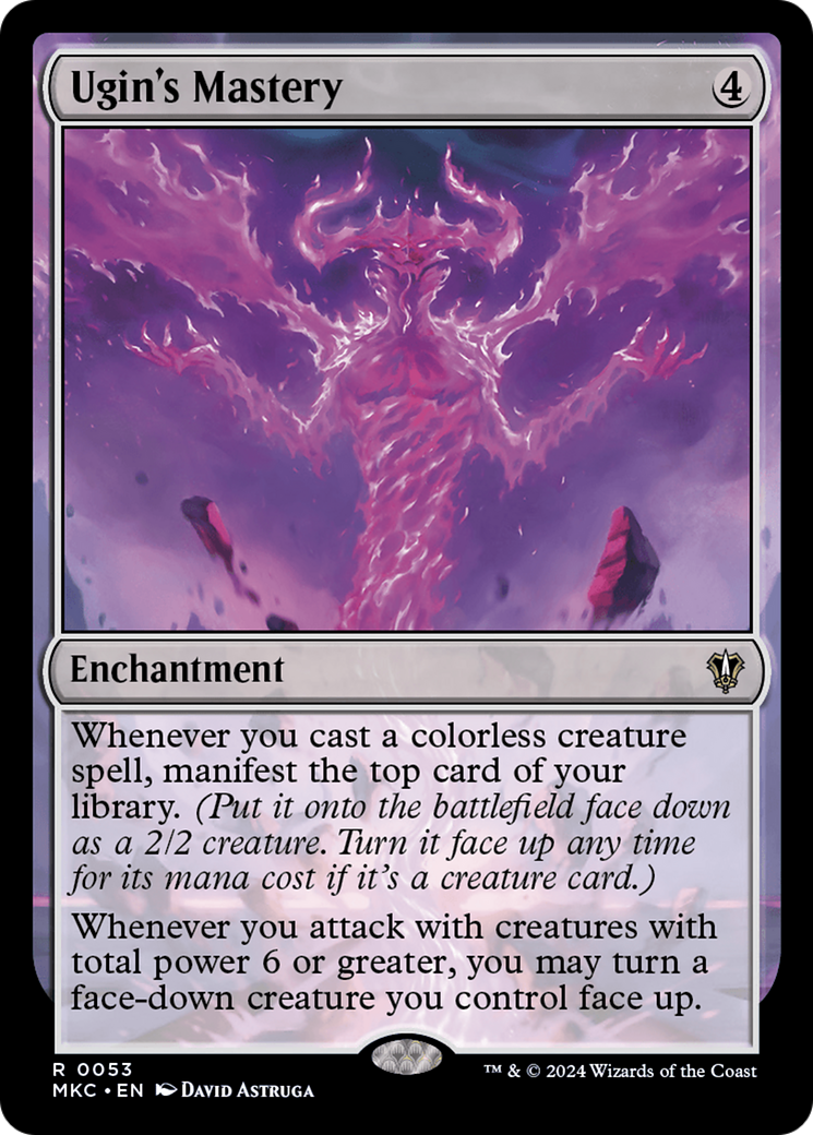 Ugin's Mastery (MKC-053) - Murders at Karlov Manor Commander - Premium MTG Single from Wizards of the Coast - Just $0.25! Shop now at Game Crave Tournament Store