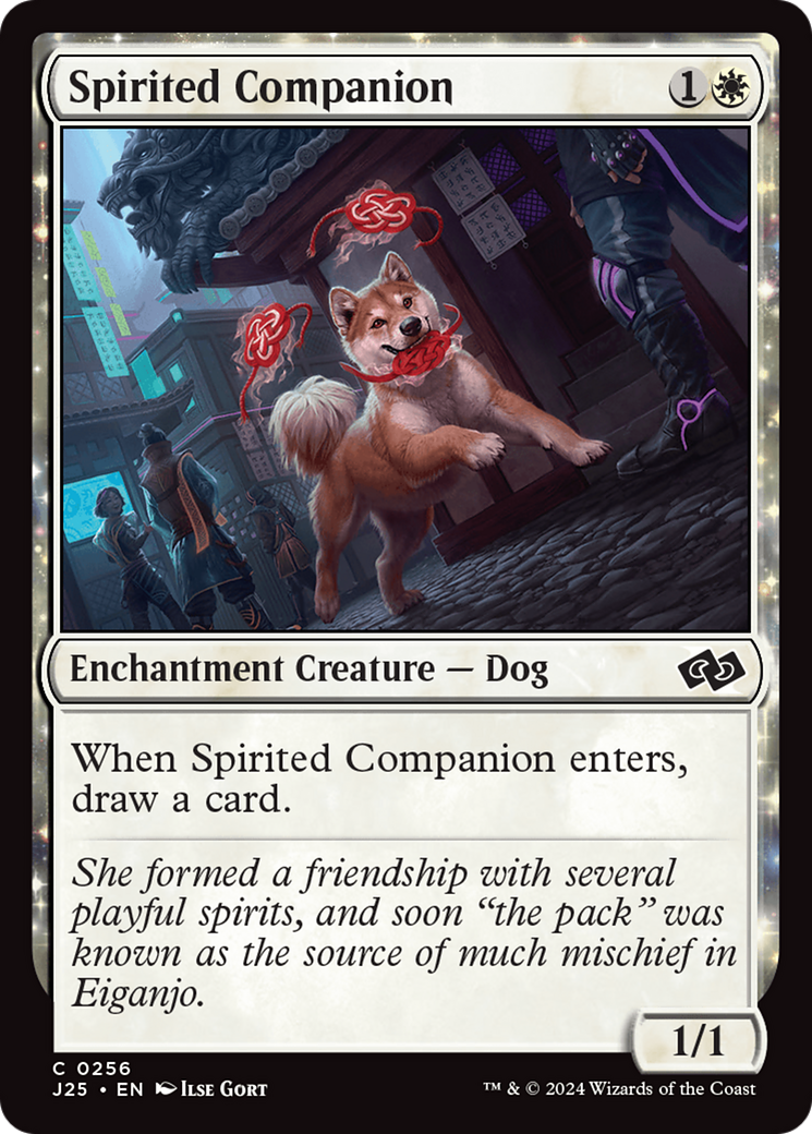 Spirited Companion (J25-256) - Foundations Jumpstart - Premium MTG Single from Wizards of the Coast - Just $0.25! Shop now at Game Crave Tournament Store