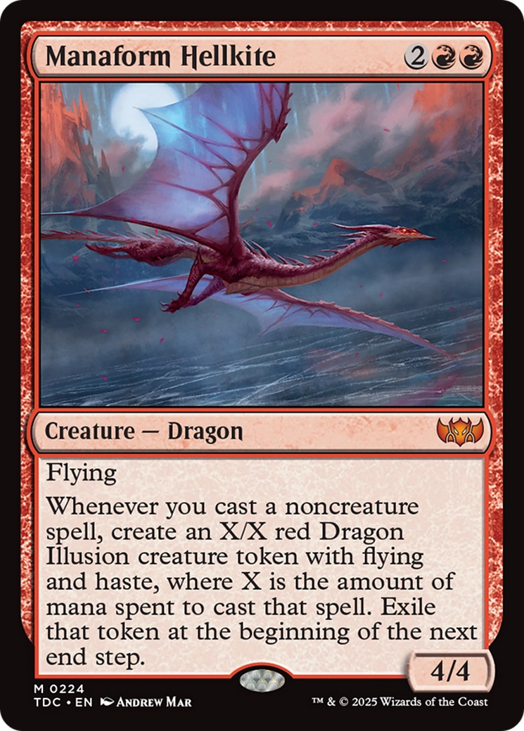 Manaform Hellkite (TDC-224) - Tarkir: Dragonstorm Commander - Premium MTG Single from Wizards of the Coast - Just $0.09! Shop now at Game Crave Tournament Store