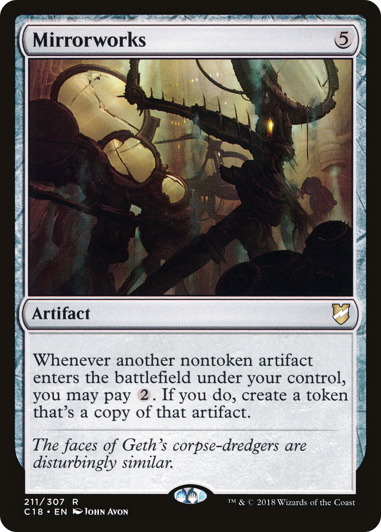 Mirrorworks (C18-211) - Commander 2018 - Premium MTG Single from Wizards of the Coast - Just $1.22! Shop now at Game Crave Tournament Store