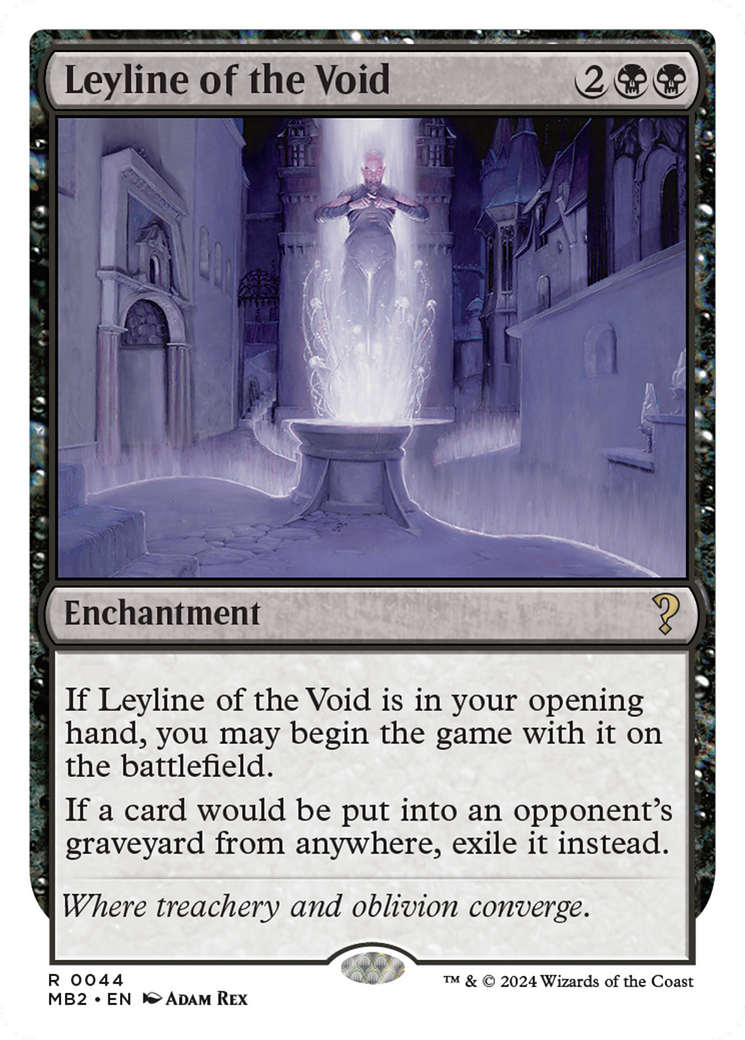 Leyline of the Void (MB2-044) - Mystery Booster 2 - Premium MTG Single from Wizards of the Coast - Just $0.54! Shop now at Game Crave Tournament Store