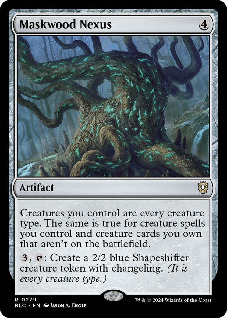 Maskwood Nexus (BLC-279) - Bloomburrow Commander - Premium MTG Single from Wizards of the Coast - Just $0.77! Shop now at Game Crave Tournament Store