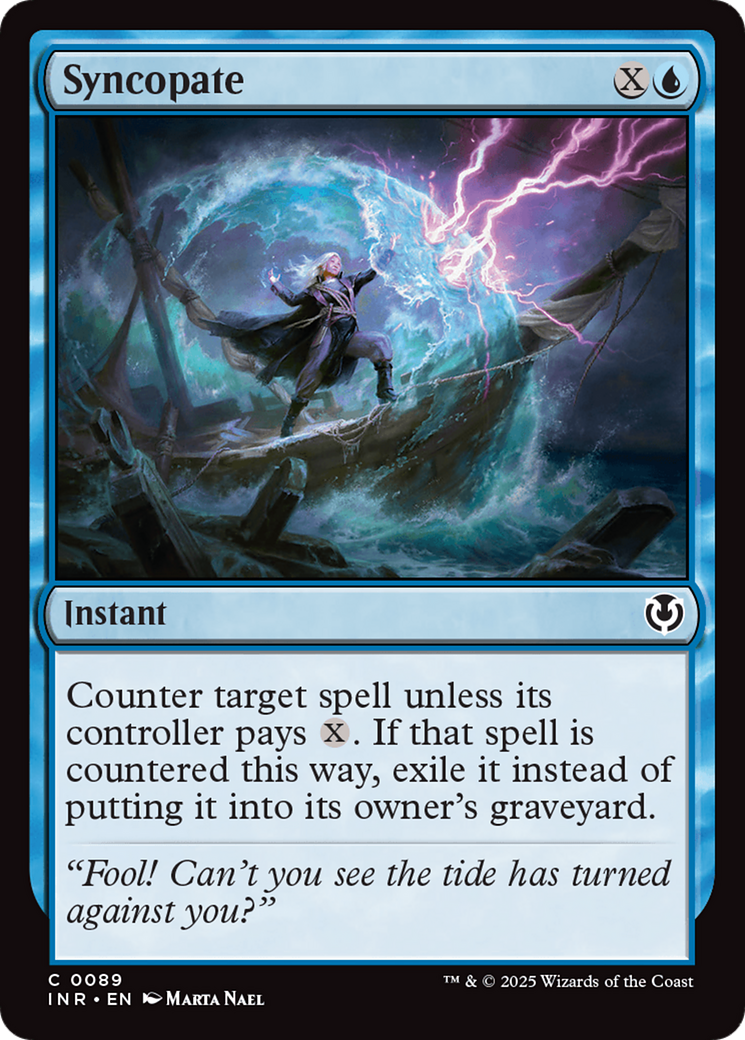 Syncopate (-089) - Innistrad Remastered Foil - Premium MTG Single from Wizards of the Coast - Just $0.25! Shop now at Game Crave Tournament Store