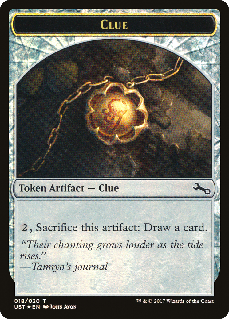 Clue // Clue (TUST-018) - Unstable Tokens Foil