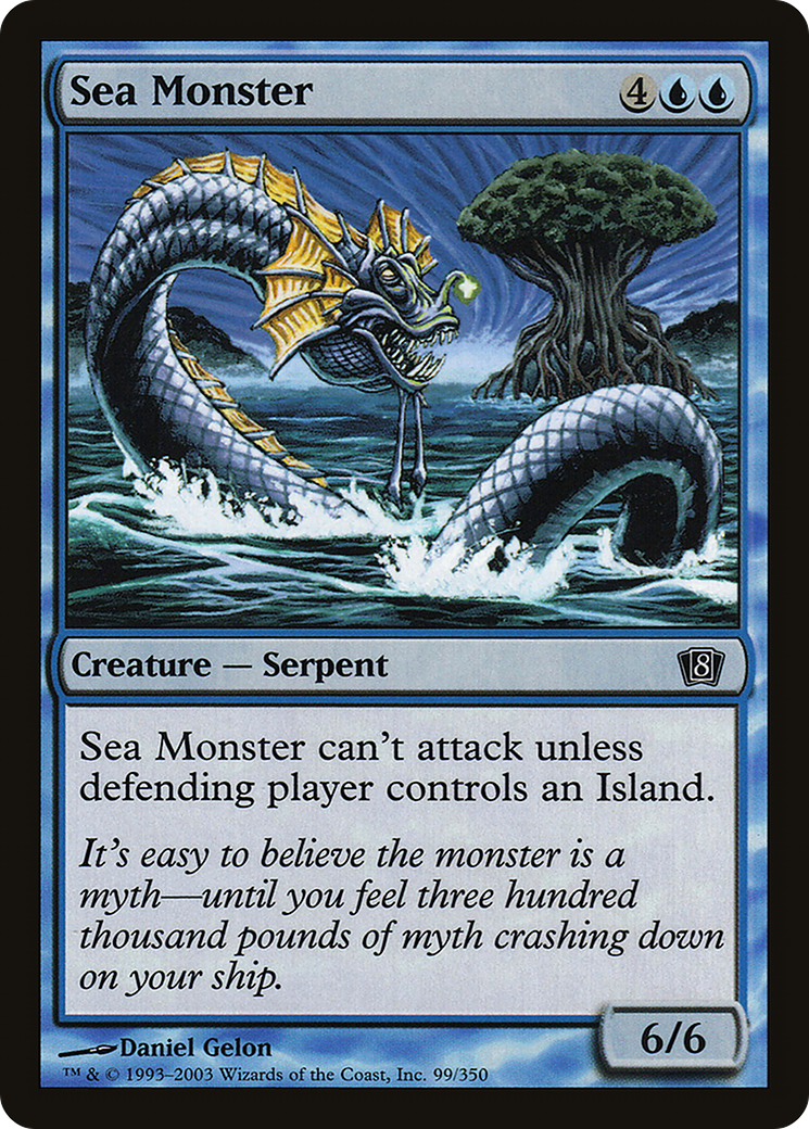 Sea Monster (8ED-99★) - 8th Edition