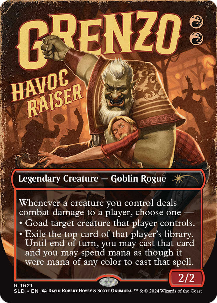 Grenzo, Havoc Raiser (SLD-1621) - Secret Lair Drop (Borderless) - Premium MTG Single from Wizards of the Coast - Just $3.42! Shop now at Game Crave Tournament Store