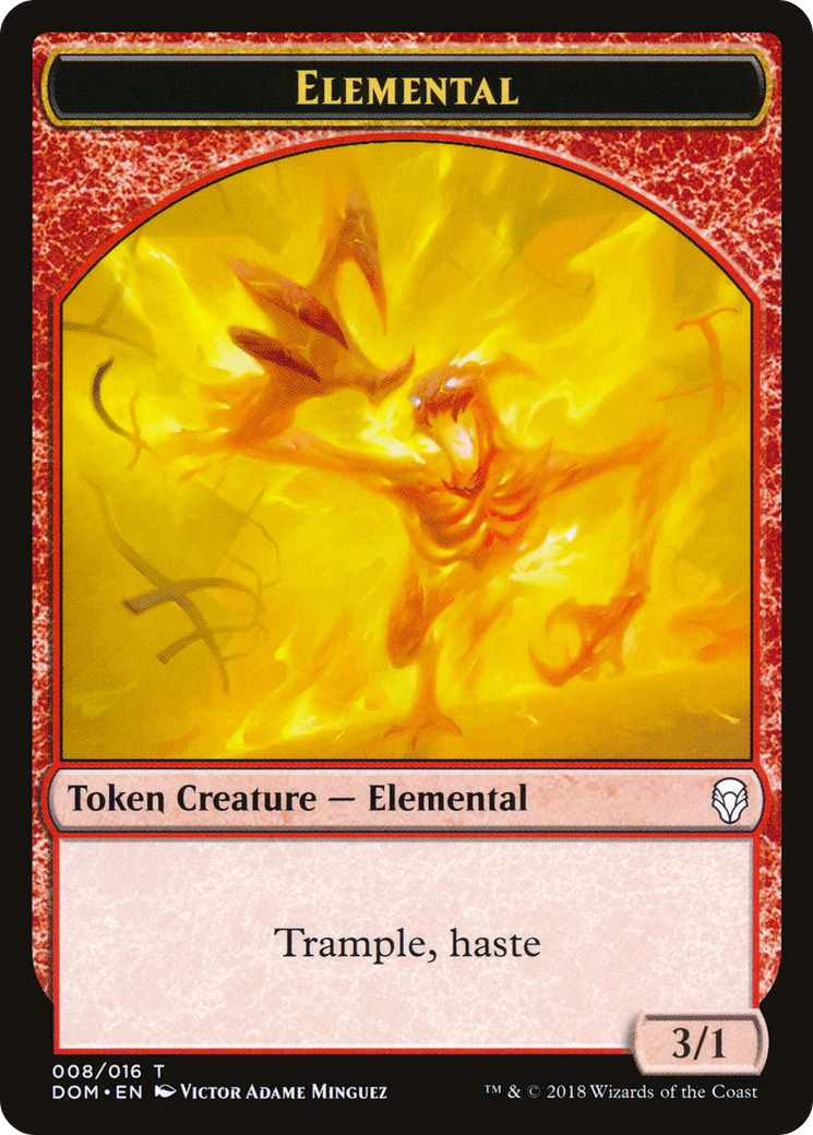 Elemental (TDOM-008) - Dominaria Tokens