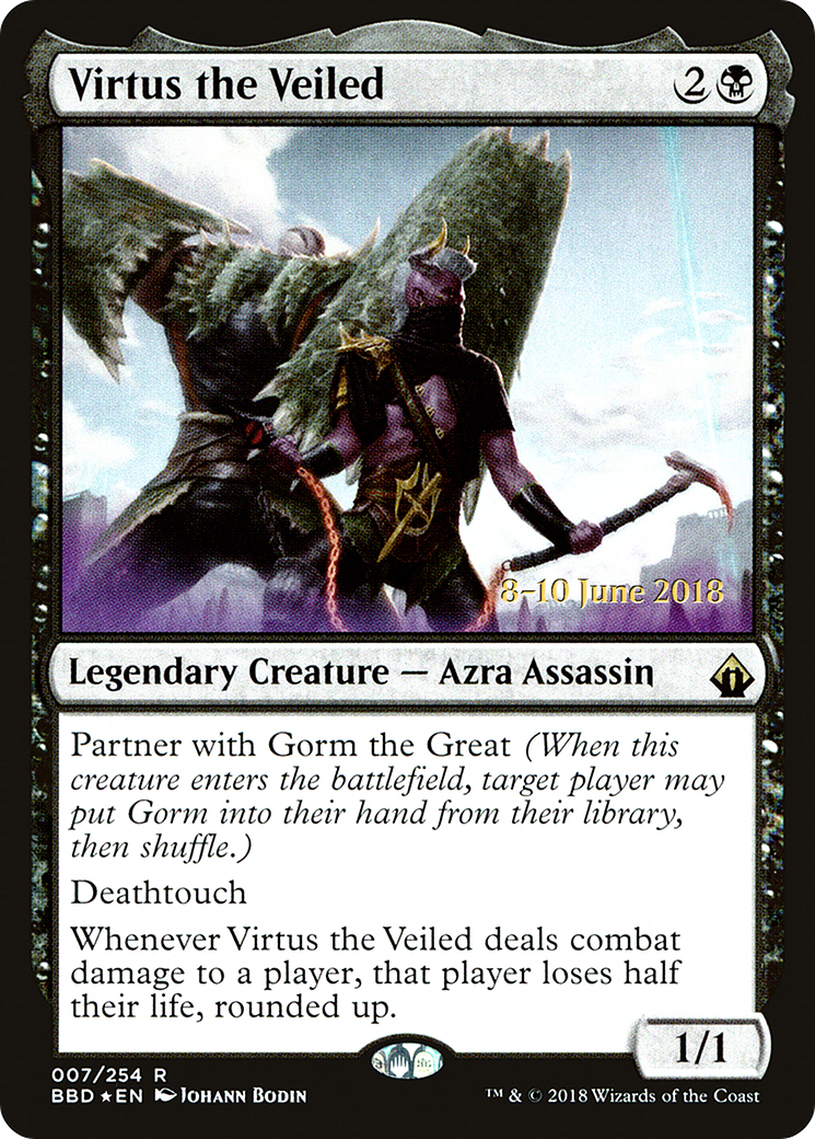 Virtus the Veiled (PBBD-07S) - Battlebond Promos Foil