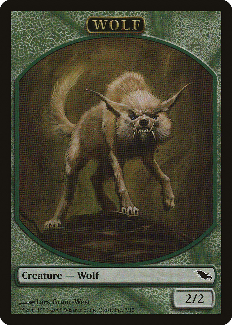 Wolf (TSHM-007) - Shadowmoor Tokens