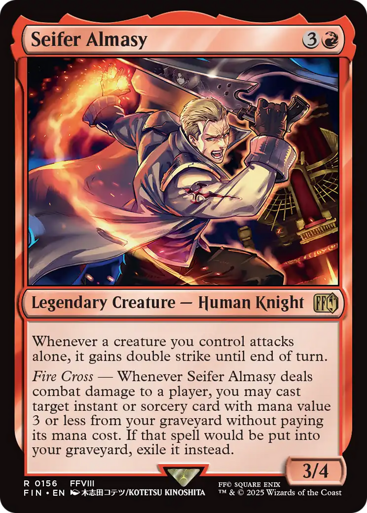 Seifer Almasy (FIN-156) - FINAL FANTASY - Premium MTG Single from Wizards of the Coast - Just $0.08! Shop now at Game Crave Tournament Store