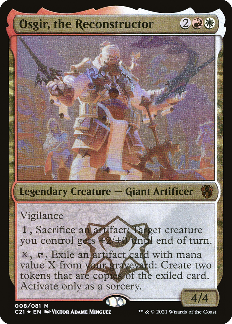 Osgir, the Reconstructor (C21-008) - Commander 2021 Display Commanders Foil