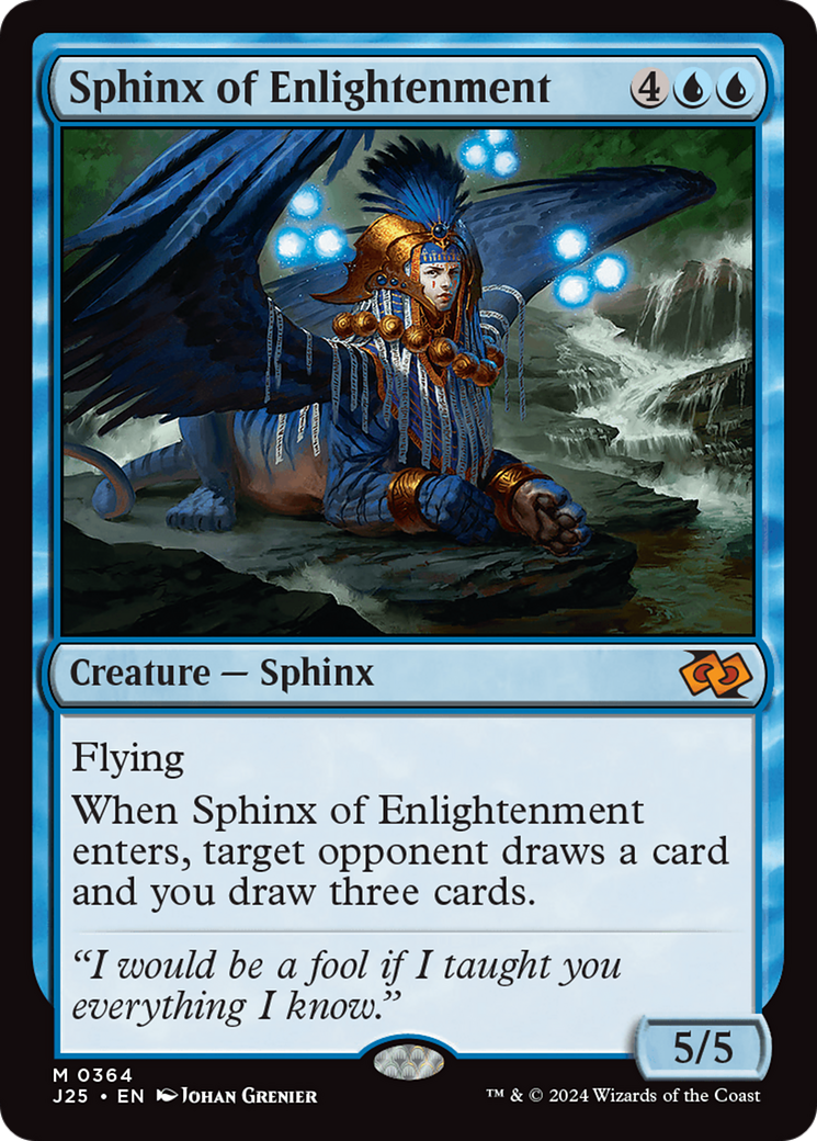 Sphinx of Enlightenment (J25-364) - Foundations Jumpstart - Premium MTG Single from Wizards of the Coast - Just $0.25! Shop now at Game Crave Tournament Store