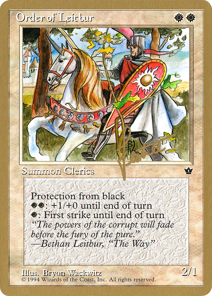 Order of Leitbur (PTC-BL16B) - Pro Tour Collector Set