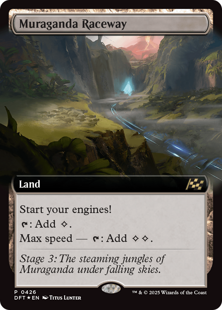 Muraganda Raceway (0426) (Extended Art) (DFT-426) - Aetherdrift Foil - Premium MTG Single from Wizards of the Coast - Just $0.19! Shop now at Game Crave Tournament Store