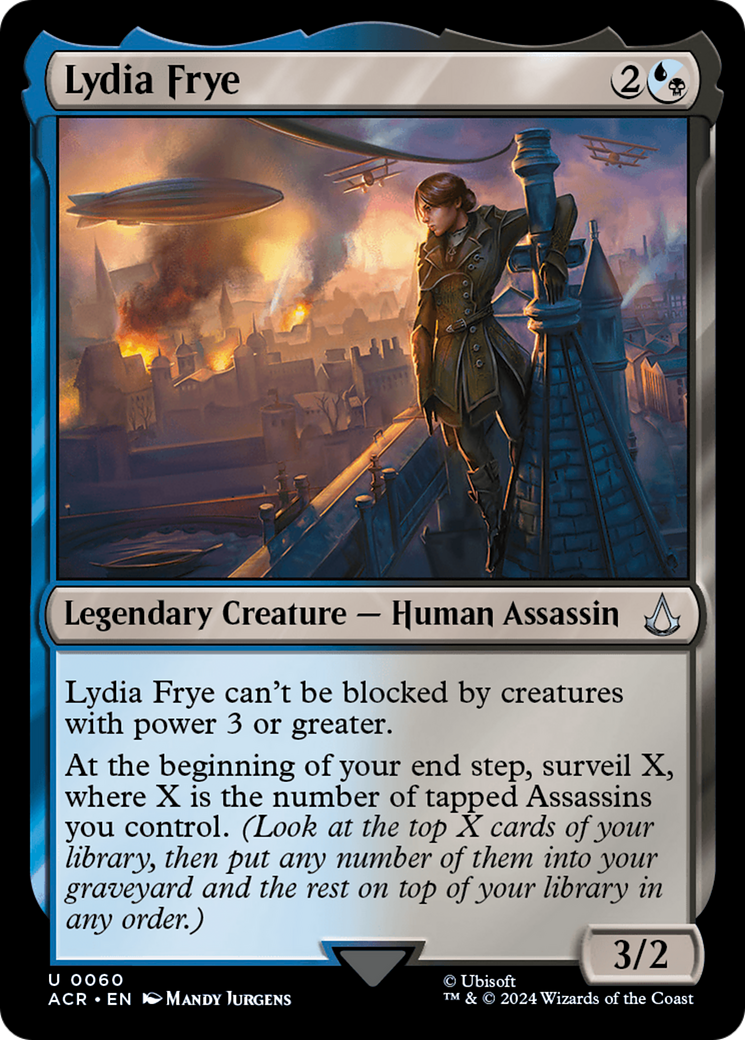 Lydia Frye (ACR-060) - Assassin's Creed Foil - Premium MTG Single from Wizards of the Coast - Just $0.25! Shop now at Game Crave Tournament Store