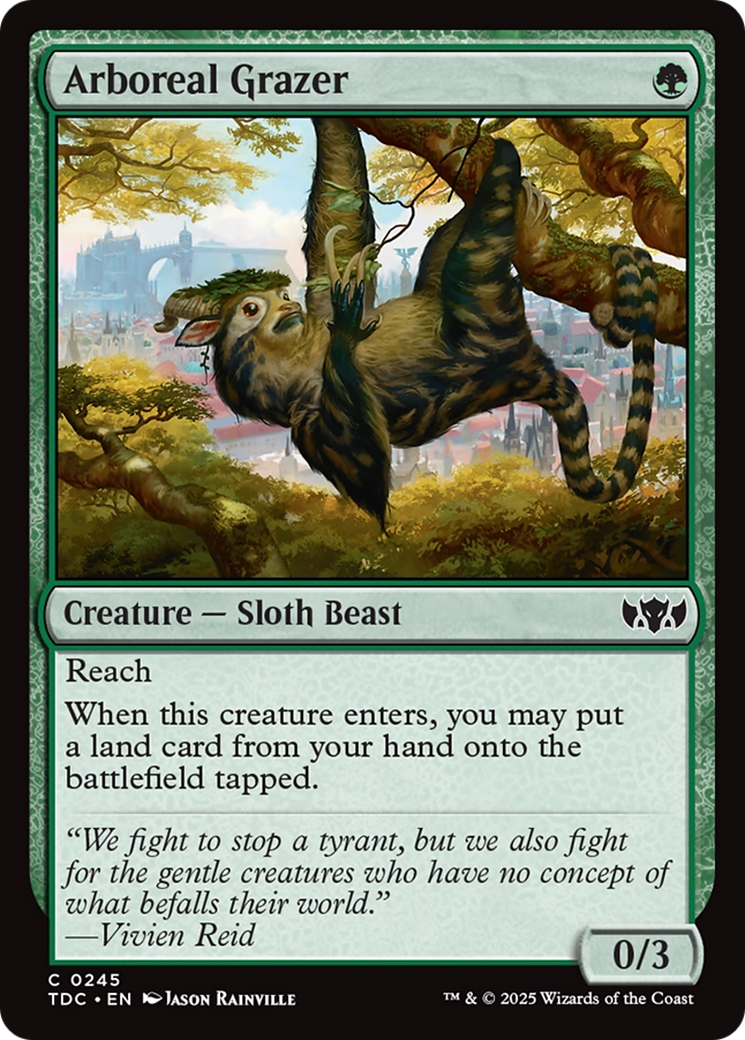 Arboreal Grazer (TDC-245) - Tarkir: Dragonstorm Commander