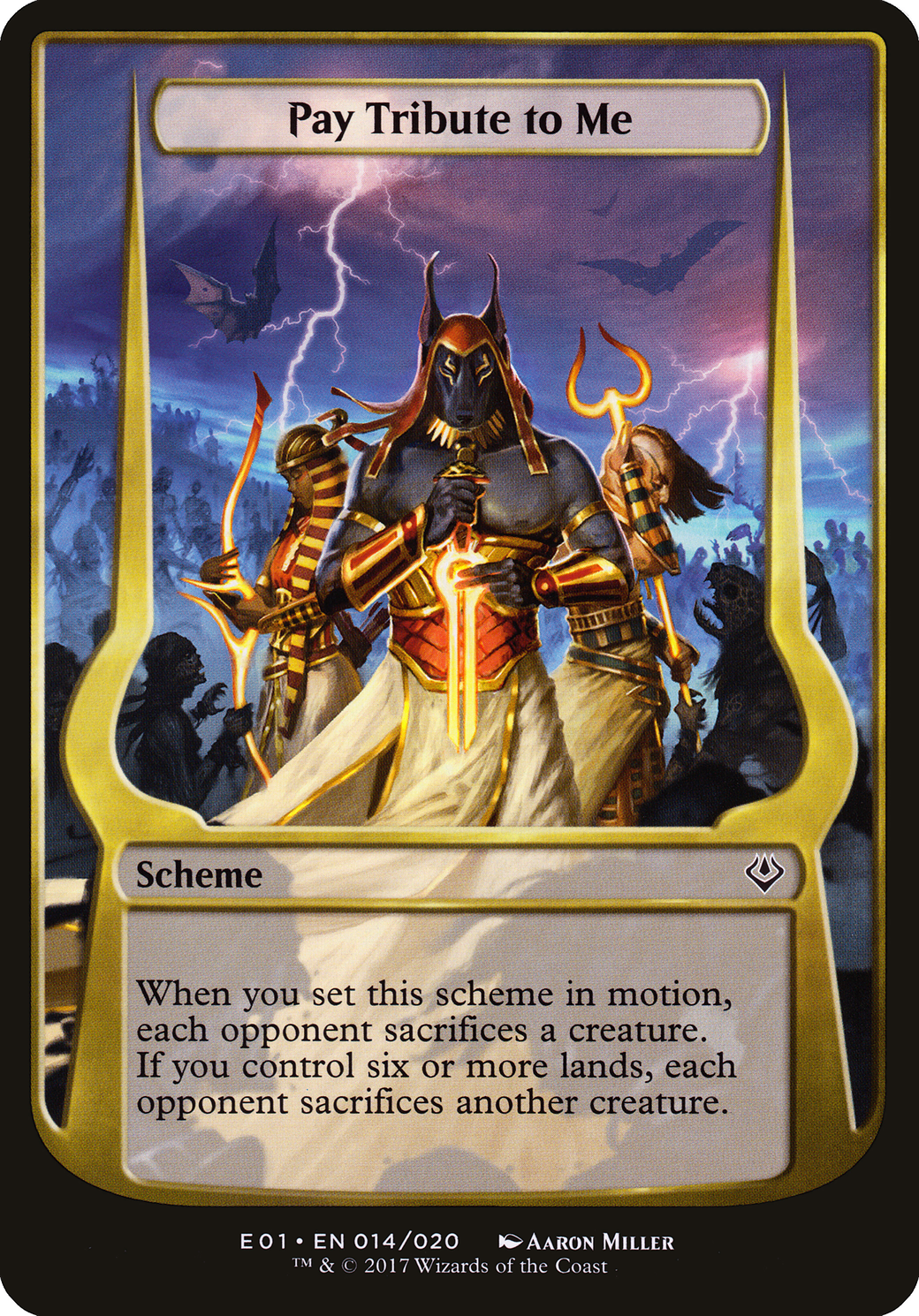 Pay Tribute to Me (OE01-14★) - Archenemy: Nicol Bolas Schemes
