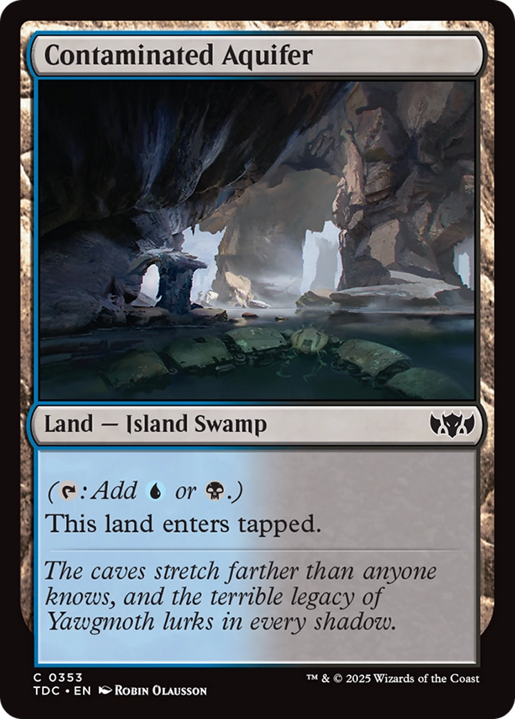 Contaminated Aquifer (TDC-353) - Tarkir: Dragonstorm Commander