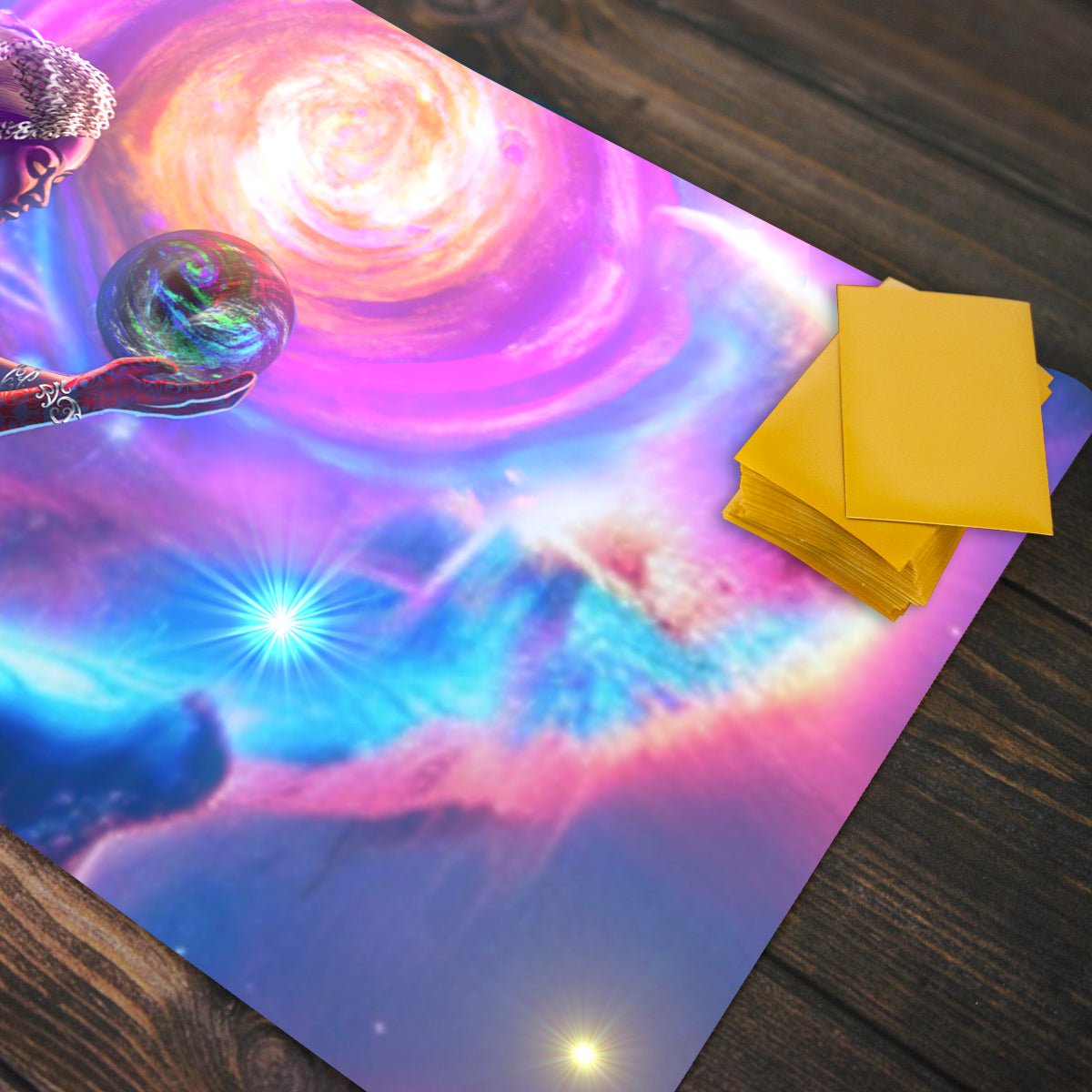 Solar Goddess Playmat - Premium Playmat from Inked Gaming - Just $34.99! Shop now at Game Crave Tournament Store