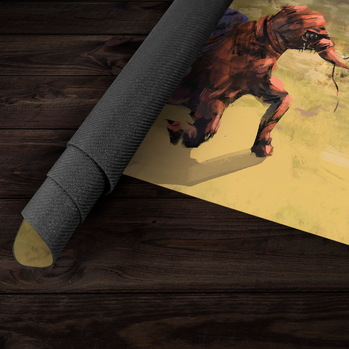 Travelling Merchant Playmat - Premium Playmat from Inked Gaming - Just $34.99! Shop now at Game Crave Tournament Store