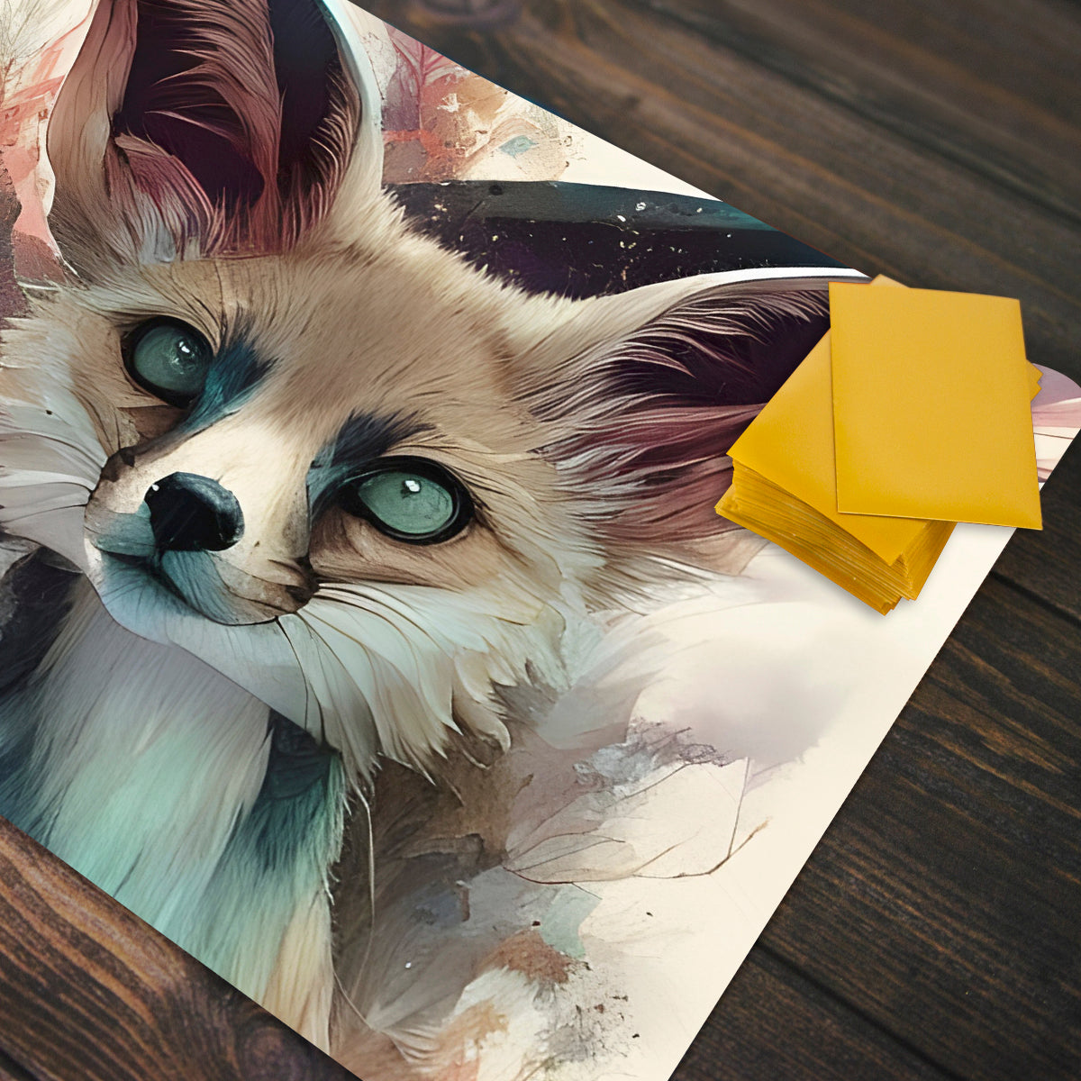 Watchful Fennec Playmat - Premium Playmat from Inked Gaming - Just $34.99! Shop now at Game Crave Tournament Store