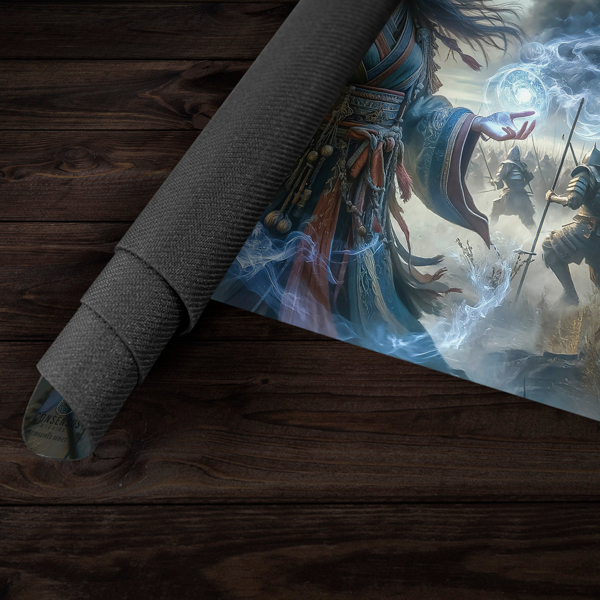 Warrior Sorceress Playmat - Premium Playmat from Inked Gaming - Just $34.99! Shop now at Game Crave Tournament Store