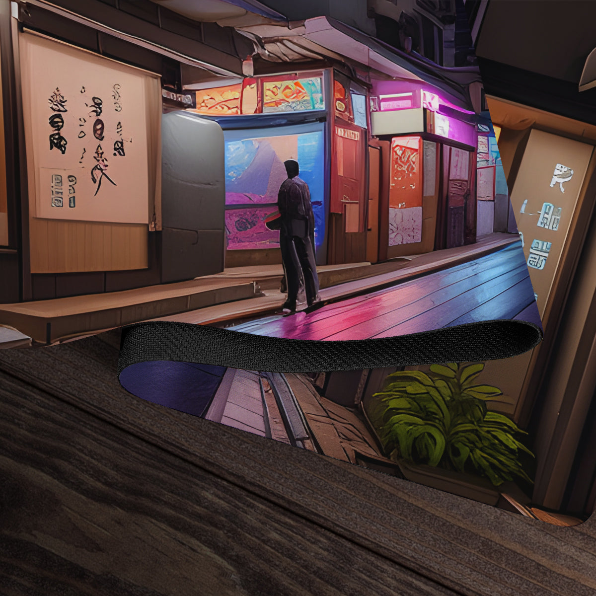 Streets of Modern Japan Playmat - Premium Playmat from Inked Gaming - Just $34.99! Shop now at Game Crave Tournament Store