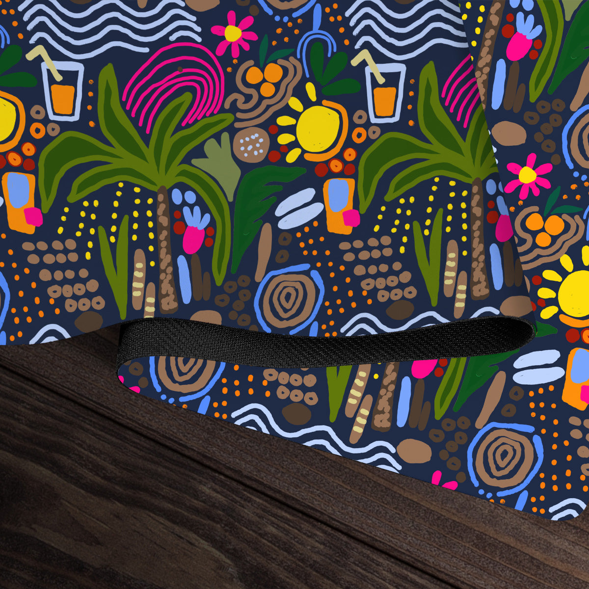 Tropical Island Pattern Playmat - Premium Playmat from Inked Gaming - Just $34.99! Shop now at Game Crave Tournament Store