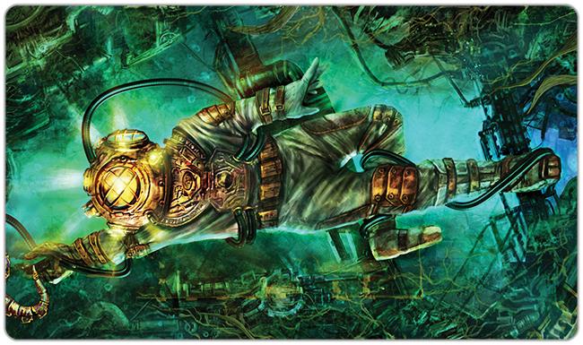 Steampunk Diver Playmat - Premium Playmat from Inked Gaming - Just $34.99! Shop now at Game Crave Tournament Store