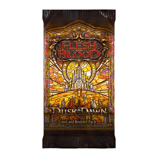 Flesh And Blood TCG - Dusk Till Dawn Booster Pack - Premium FAB Sealed from Legend Story Studios - Just $3.99! Shop now at Game Crave Tournament Store