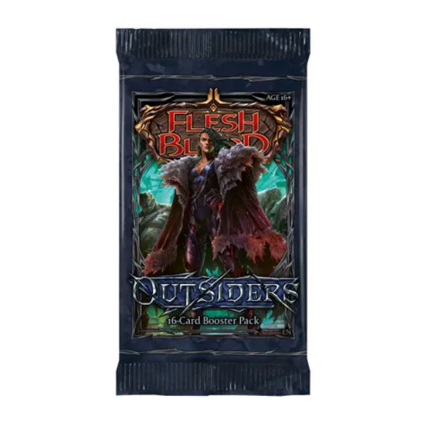 Game Crave Tournament Store - Flesh And Blood TCG - Outsiders Booster Pack Game Crave Tournament Store - Flesh And Blood TCG - Outsiders Booster Pack