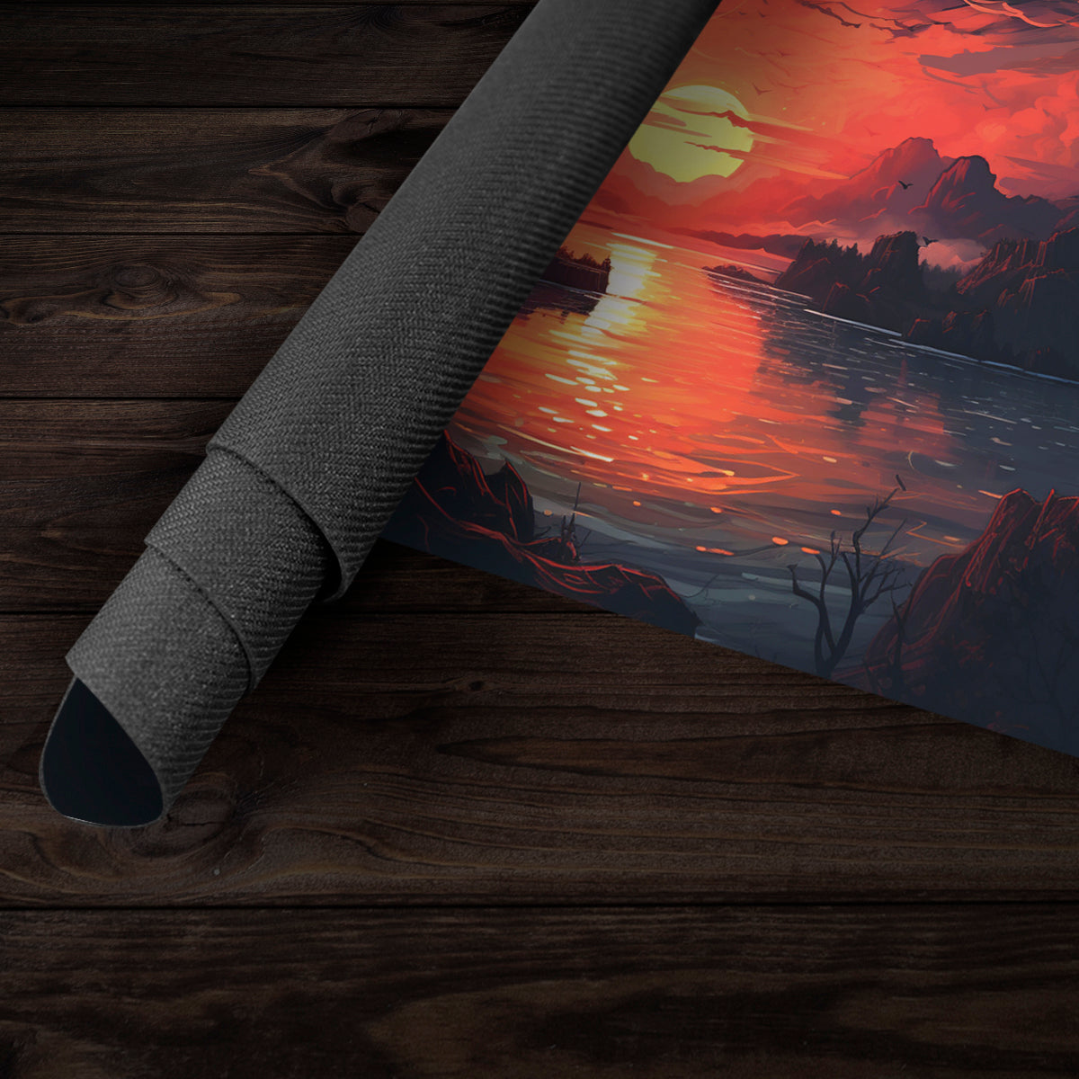 Sunset Reflection Playmat - Premium Playmat from Inked Gaming - Just $34.99! Shop now at Game Crave Tournament Store
