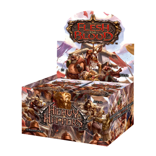 Flesh And Blood TCG - Heavy Hitters Booster Box - Premium FAB Sealed from Legend Story Studios - Just $89.99! Shop now at Game Crave Tournament Store