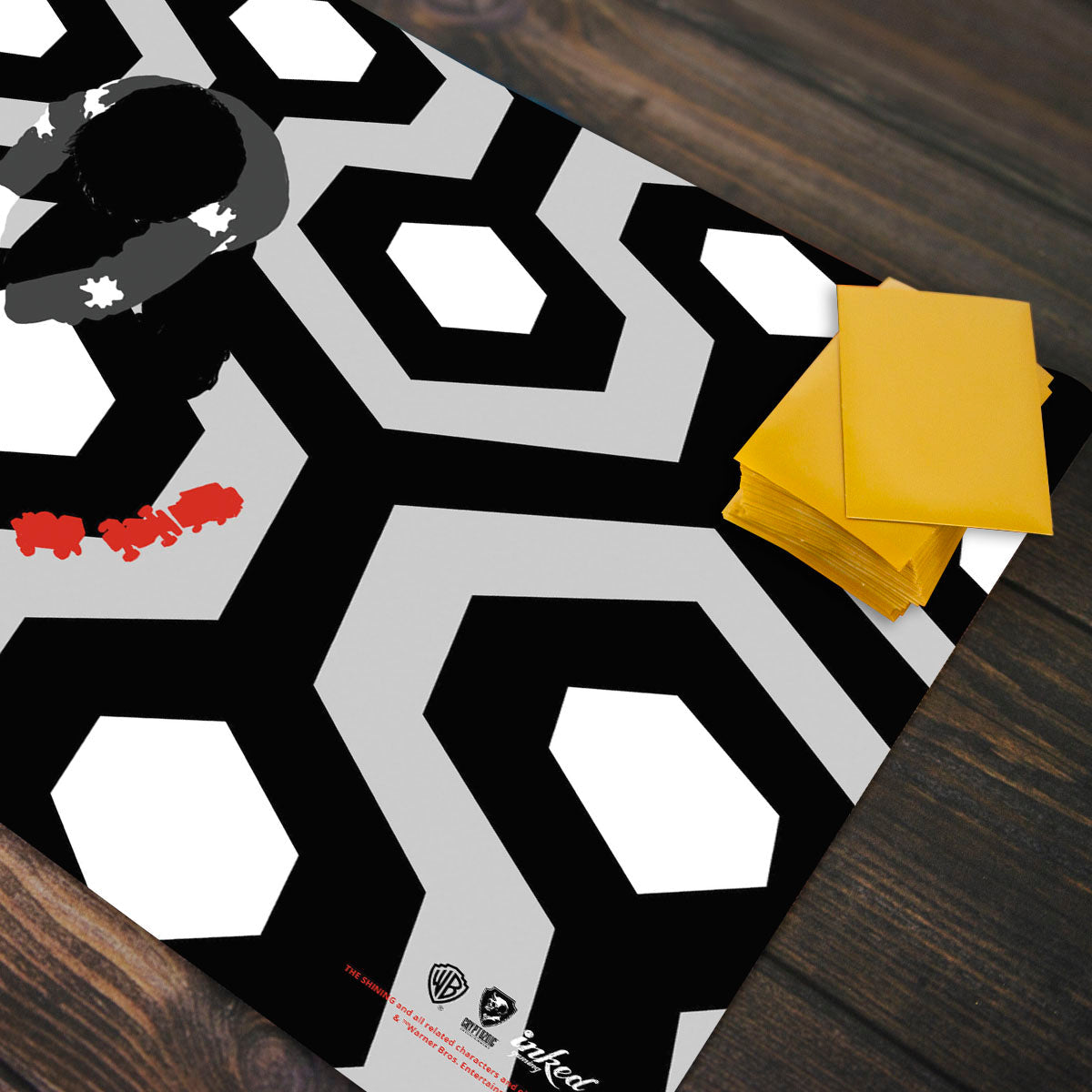 The Shining Gray Rug Playmat - Premium Playmat from Inked Gaming - Just $34.99! Shop now at Game Crave Tournament Store