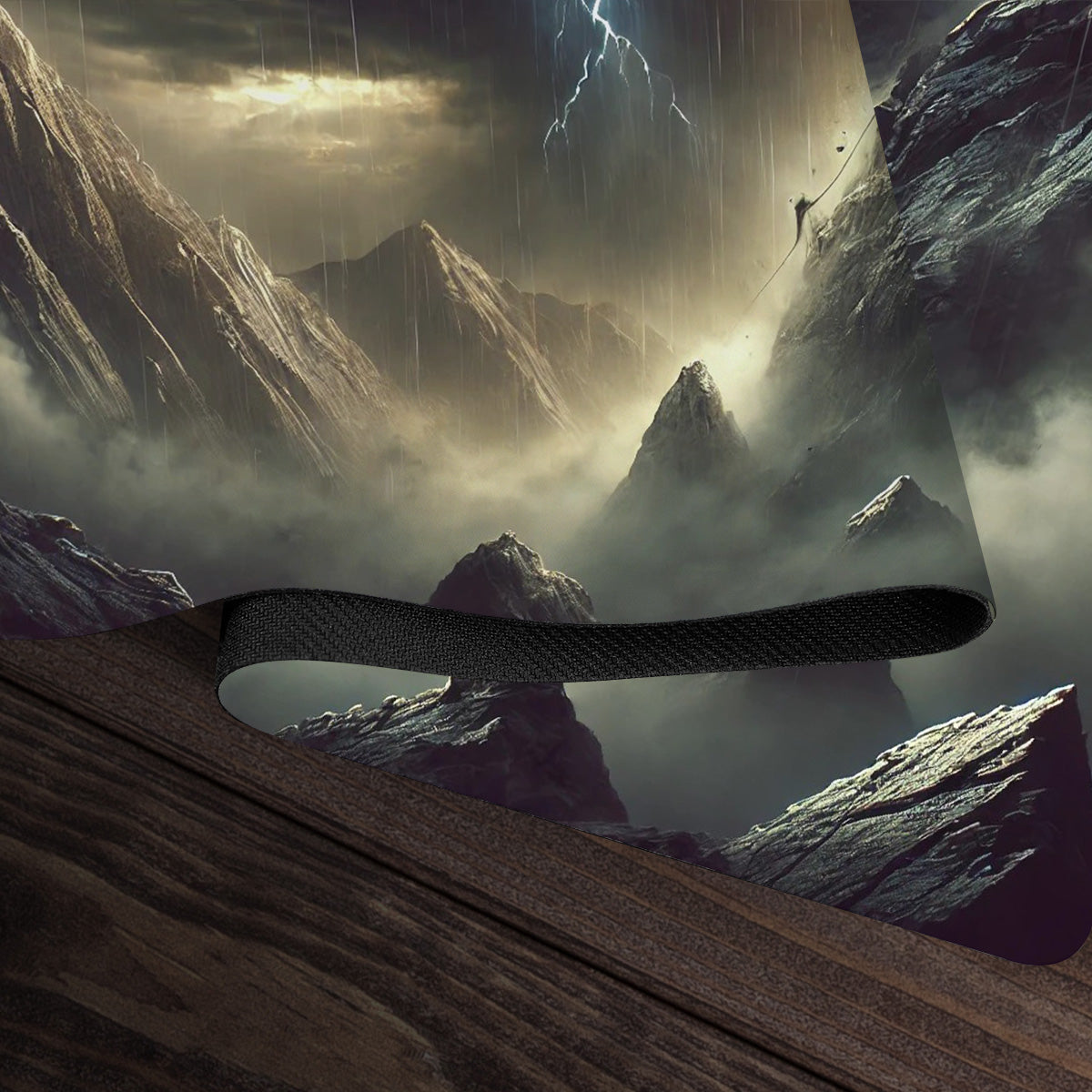 Thunder On Climb Playmat - Premium Playmat from Inked Gaming - Just $34.99! Shop now at Game Crave Tournament Store