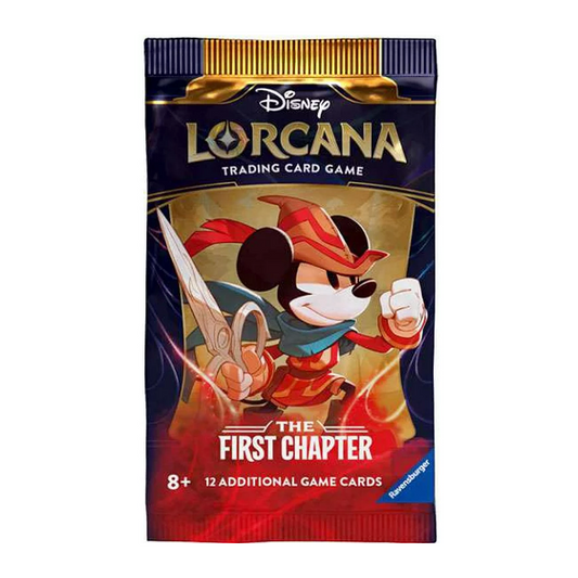 Lorcana TCG - The First Chapter Booster Pack - Premium Lorcana Sealed from Ravensburger - Just $6.99! Shop now at Game Crave Tournament Store