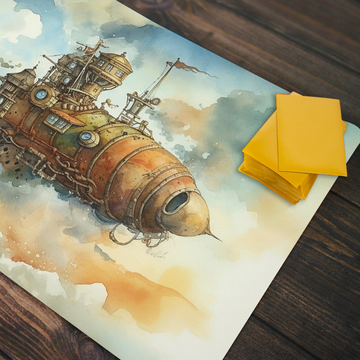 Steampunk Travel Playmat - Premium Playmat from Inked Gaming - Just $34.99! Shop now at Game Crave Tournament Store