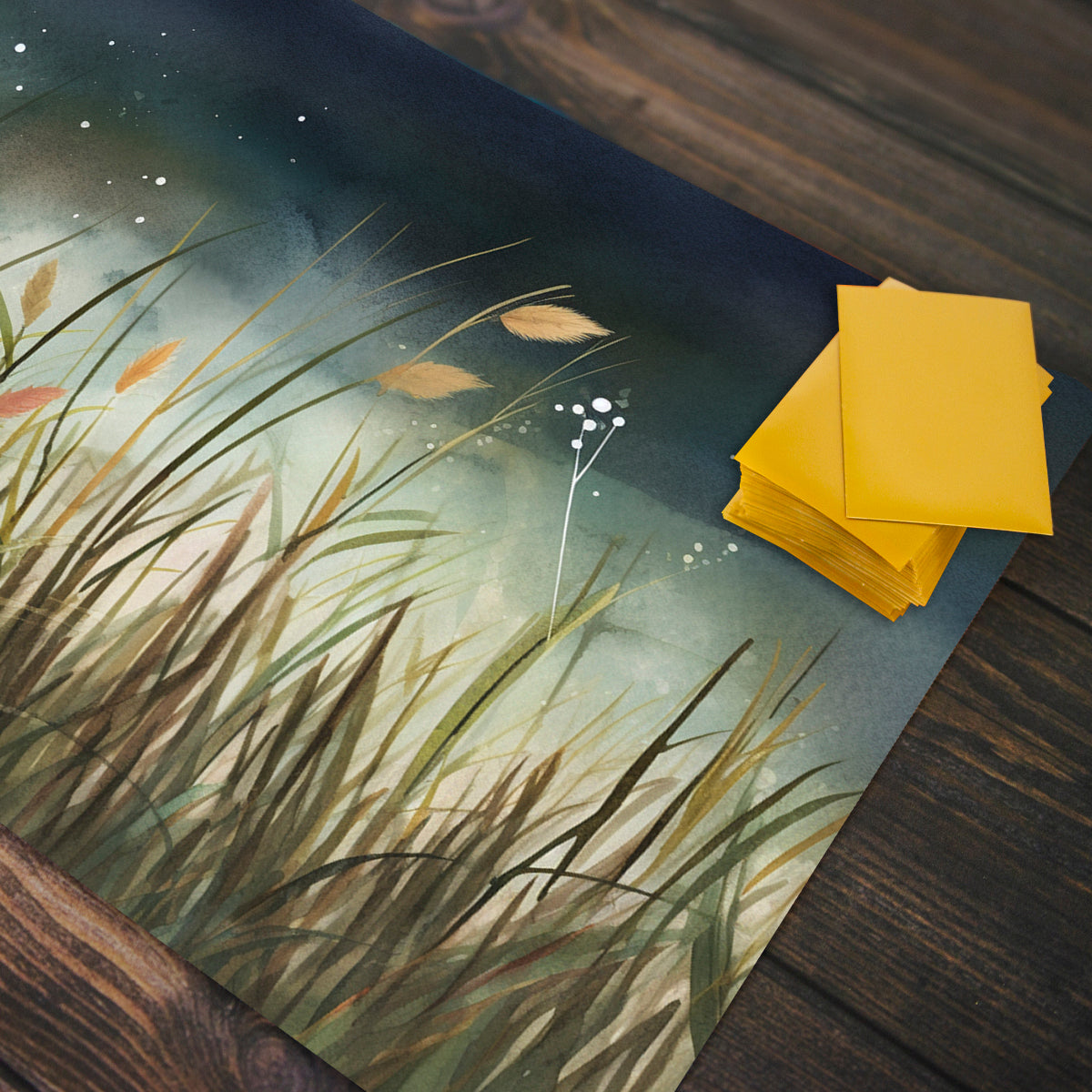 Tall Grasses at Night Playmat - Premium Playmat from Inked Gaming - Just $34.99! Shop now at Game Crave Tournament Store