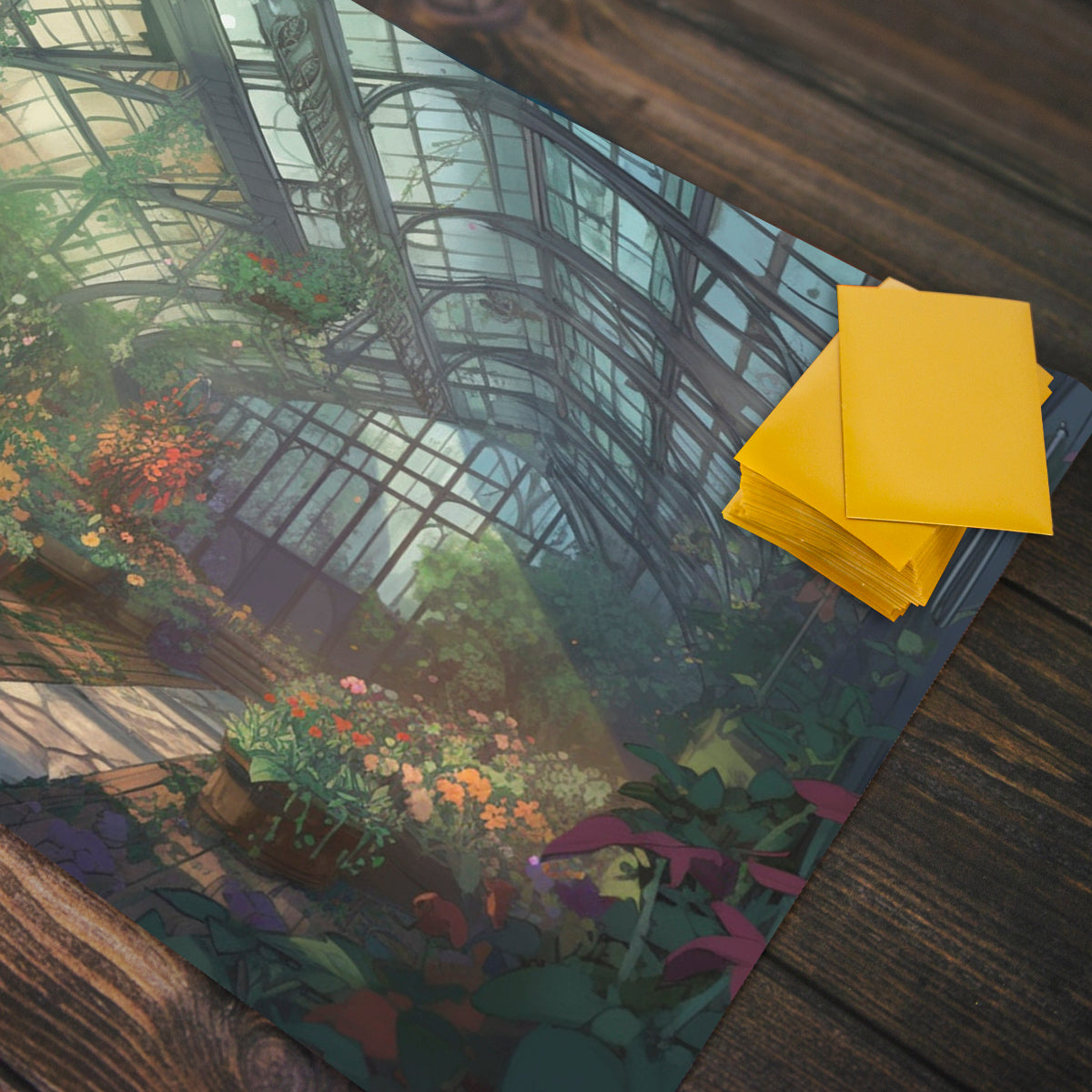 Vibrant Greenhouse Playmat - Premium Playmat from Inked Gaming - Just $34.99! Shop now at Game Crave Tournament Store
